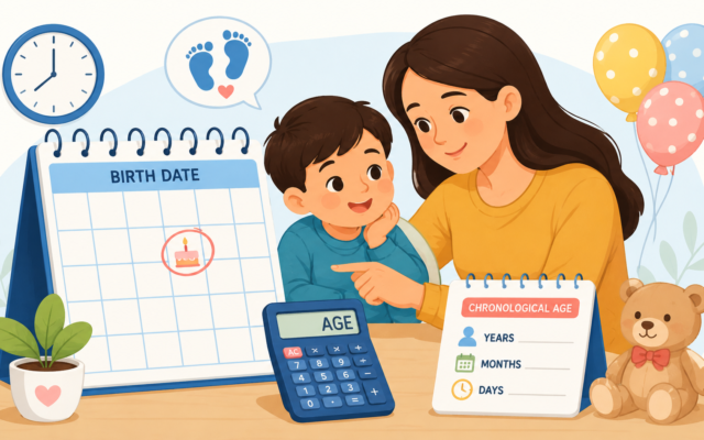 how to calculate a child's chronological age