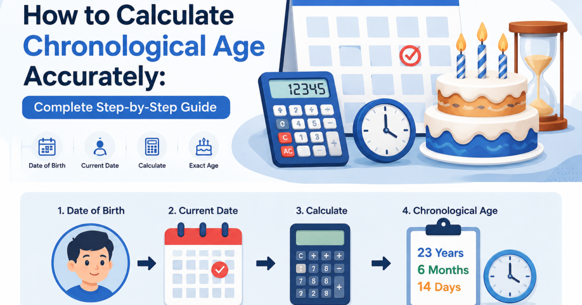 calculate chronological age