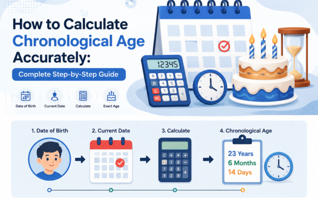 calculate chronological age