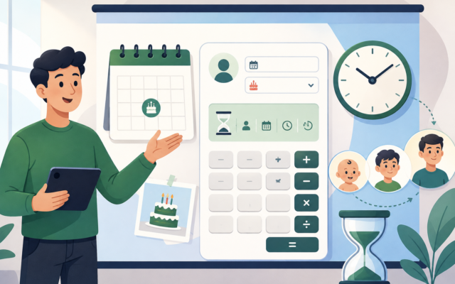 chronological age calculator speech
